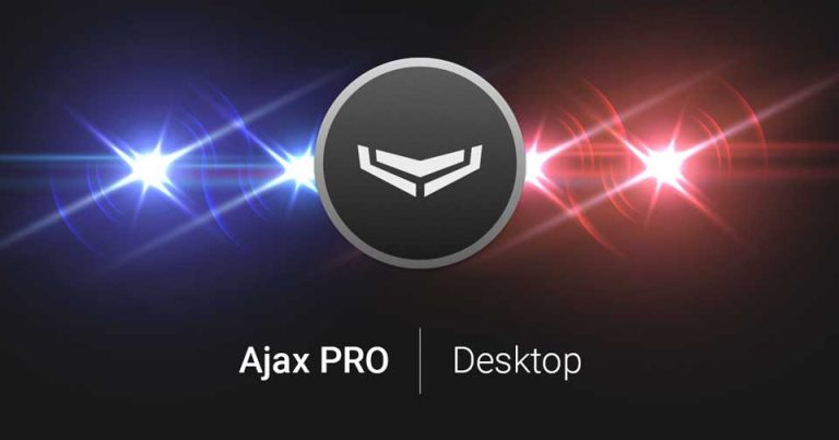 Ajax PRO Desktop User manual