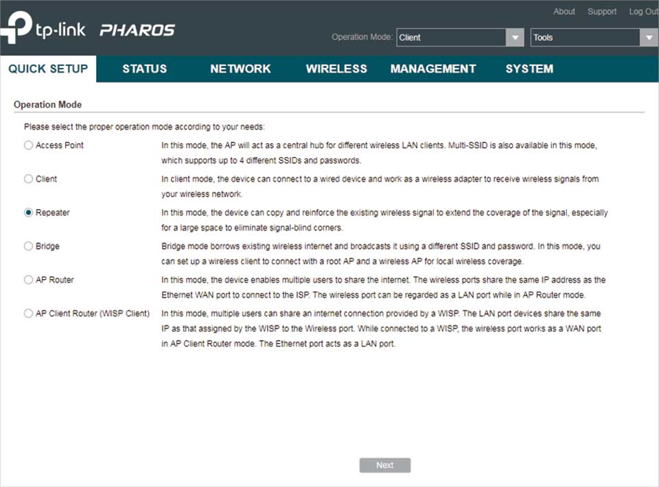 How to Configure Pharos Device