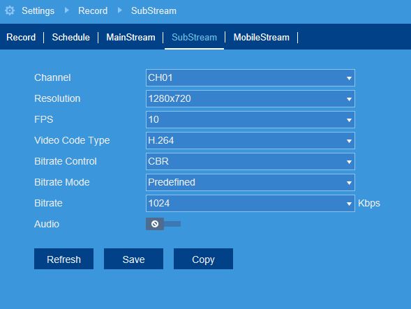 SubStream Tab