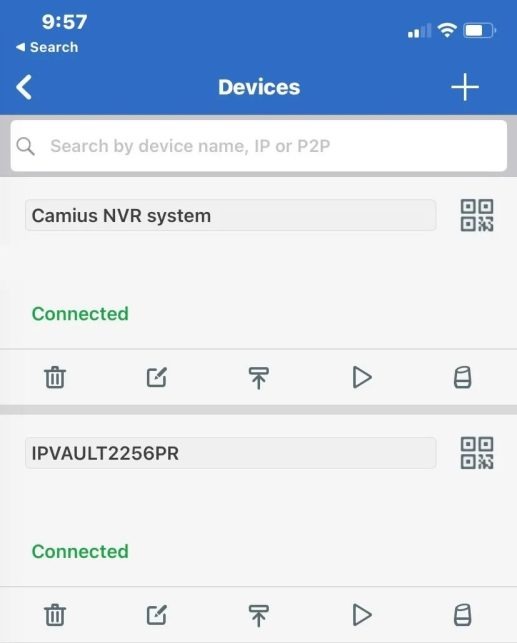 Why can't I access my IP cameras on my Camius View app? 