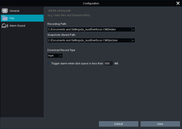 EverFocus CMS Setup and User Guide 107 image112 622w443h