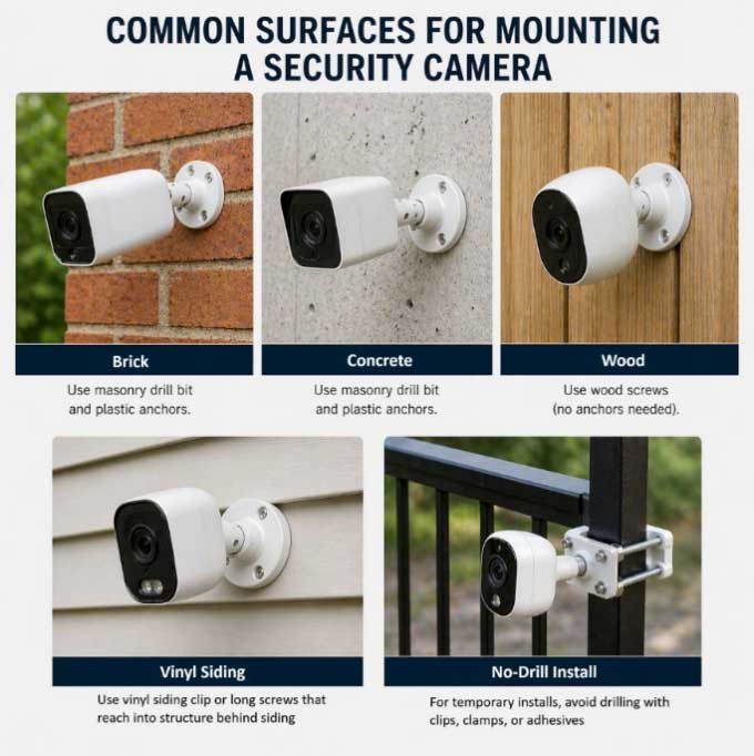 How to Mount a Security Camera on Any Surface
